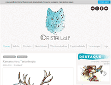 Tablet Screenshot of cristalwolf.com
